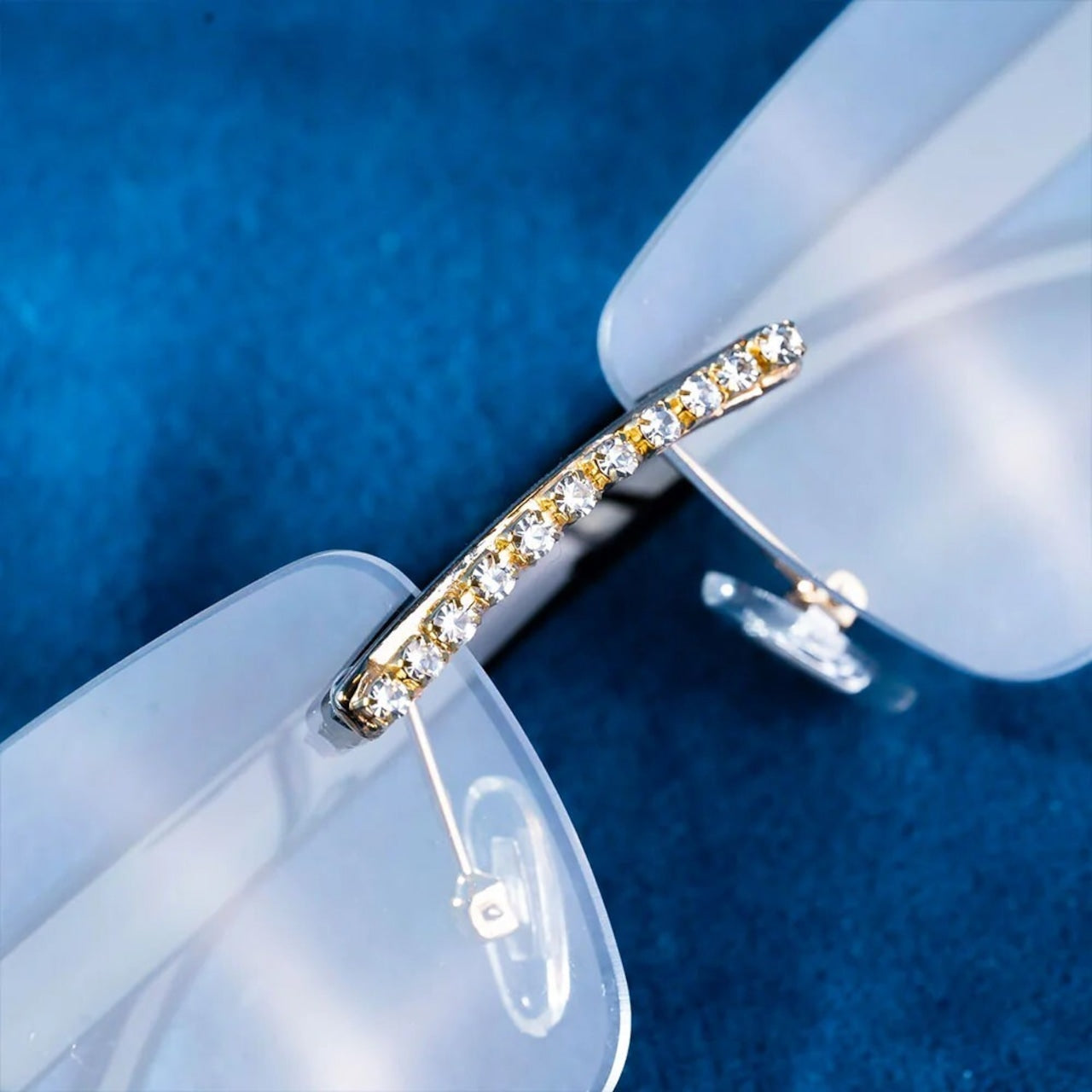 【Moissanite】Rimless Sunglasses