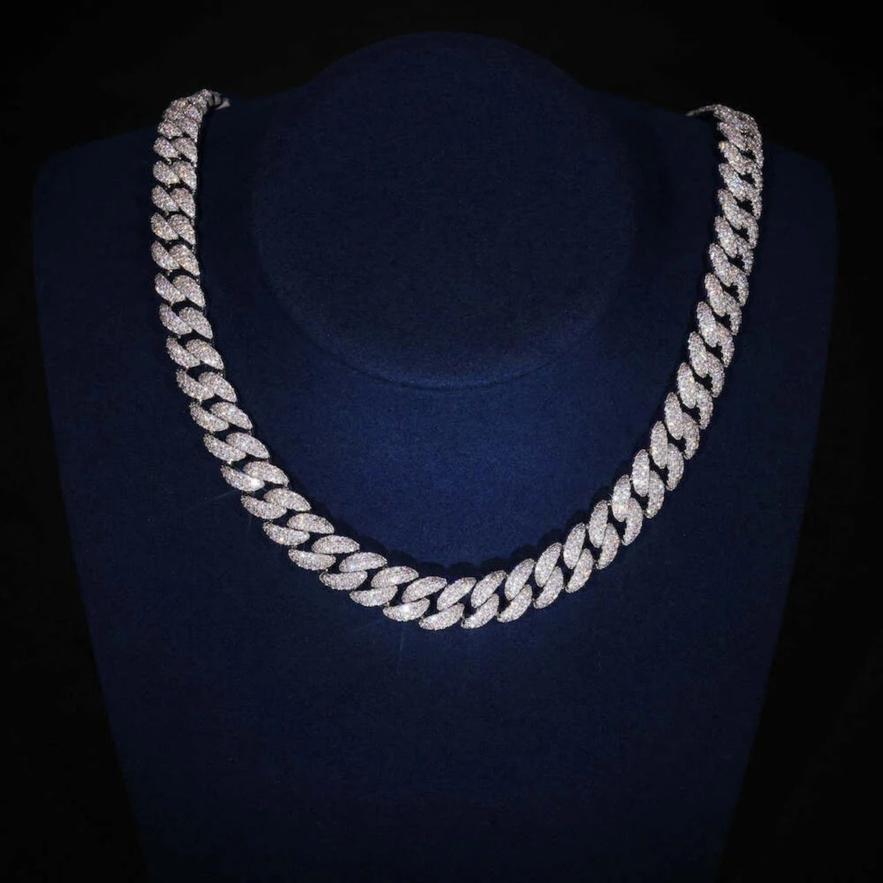 【Moissanite】 Iced Out Miami Cuban Chain Necklace【10mm】