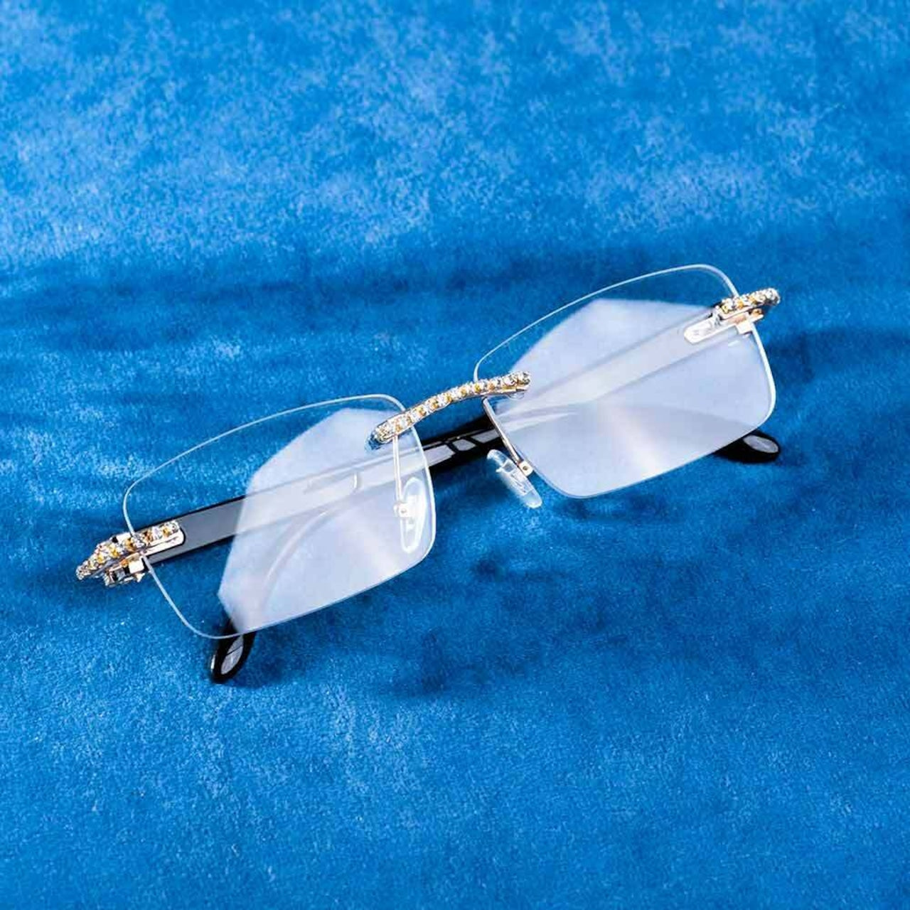 【Moissanite】Rimless Sunglasses