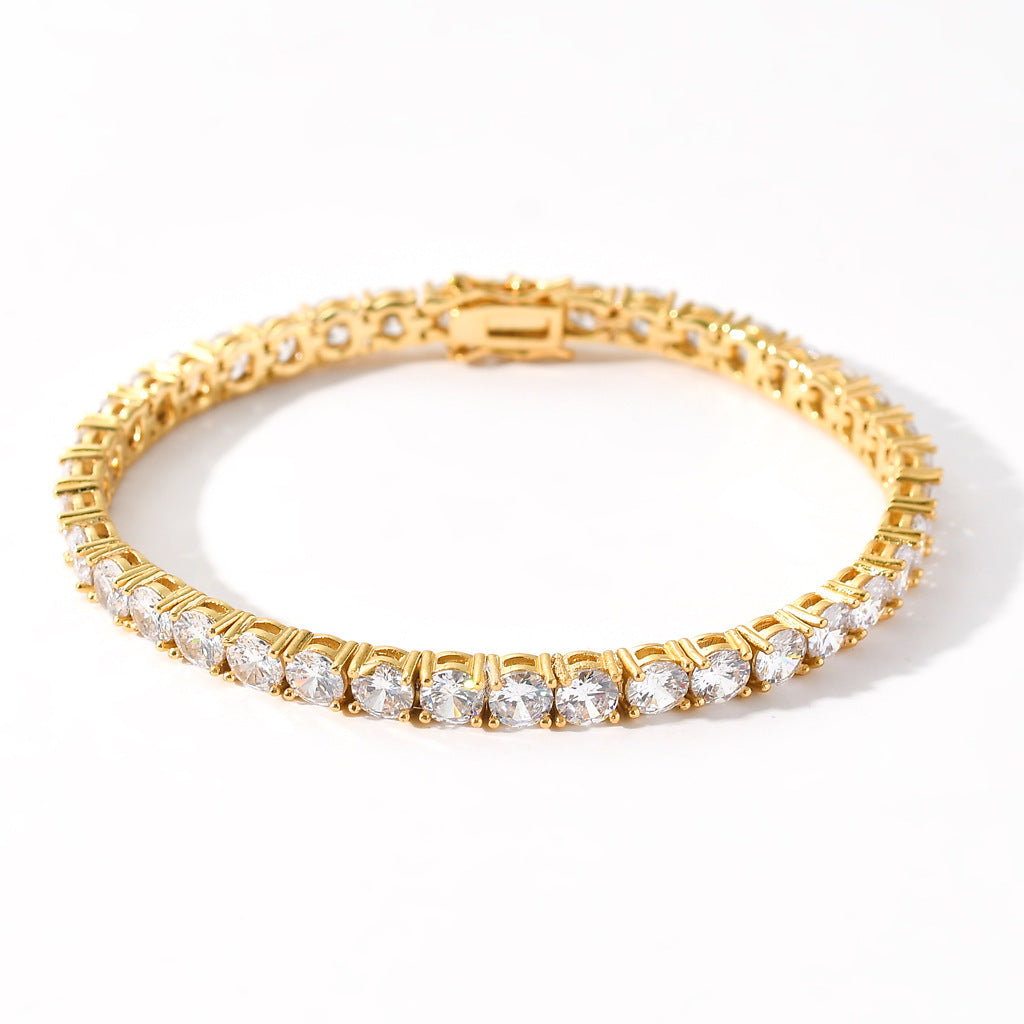 【2-6mm】テニスチェーンブレスレット